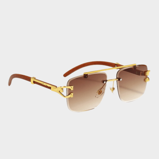 Cartier - R509 - Golden Wood Glasses  – Trandeez