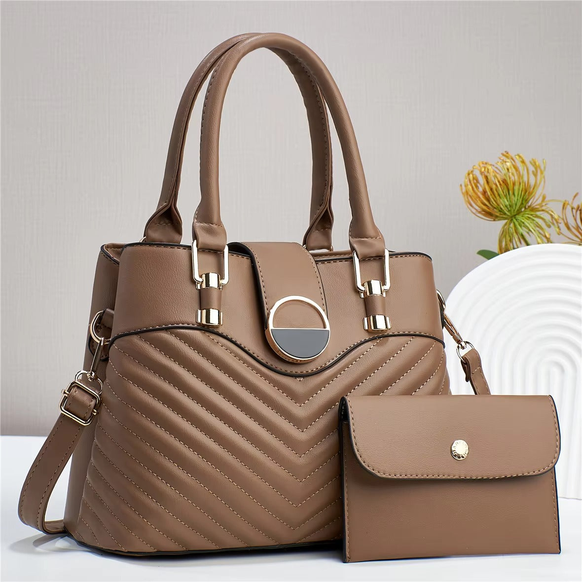 Trendy Women’s Handbag – Casual PU Shoulder & Tote Bag
