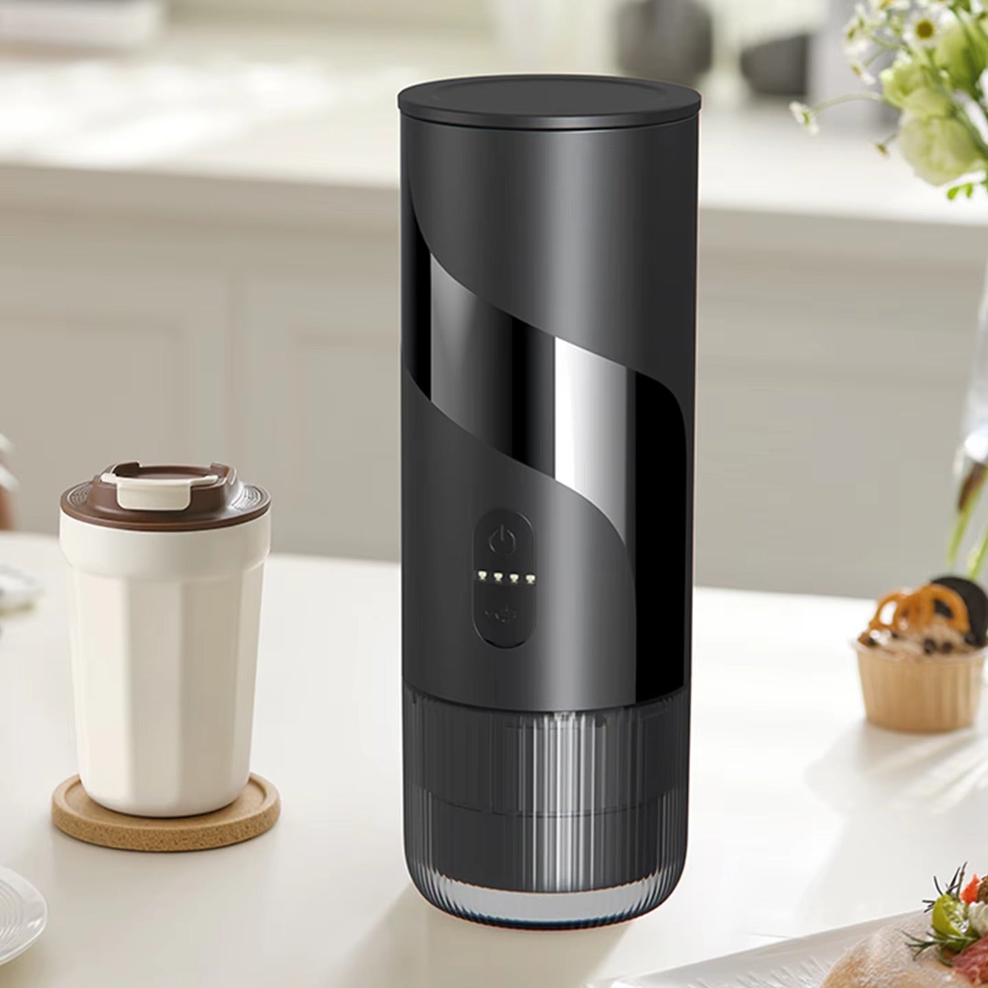 Portable Outdoor Espresso Machine 2025 – USB-C Electric Coffee Maker