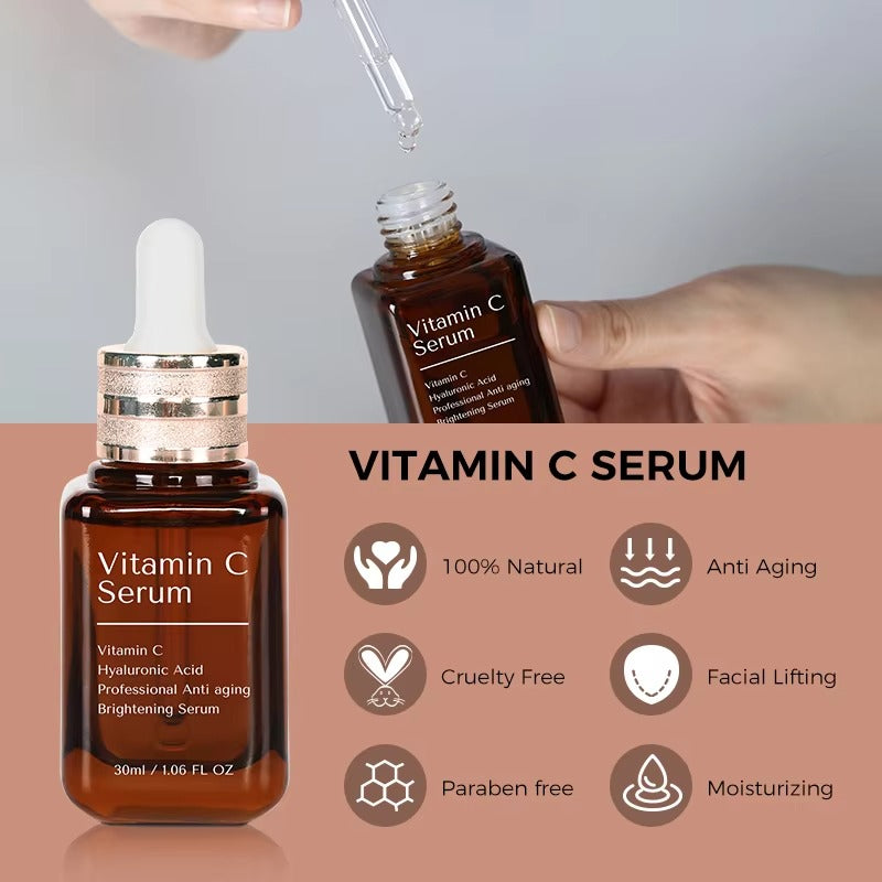 Hydrating Anti-Aging Collagen & Hyaluronic Acid Facial Serum – Face Tightening & Rejuvenation