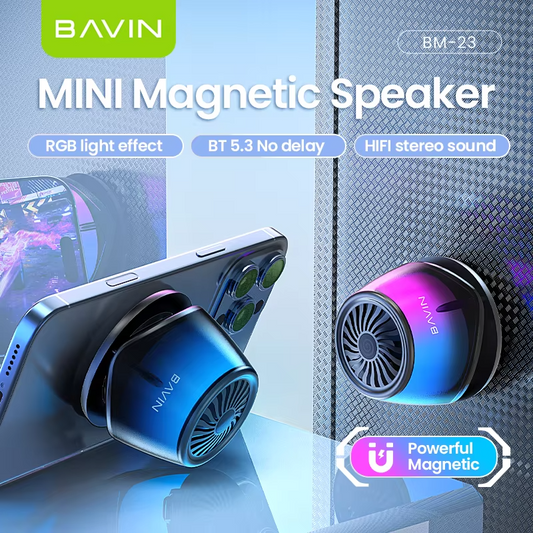AVIN BM23 HD Sound Bluetooth Speaker – Compact Outdoor & Home Party Speaker