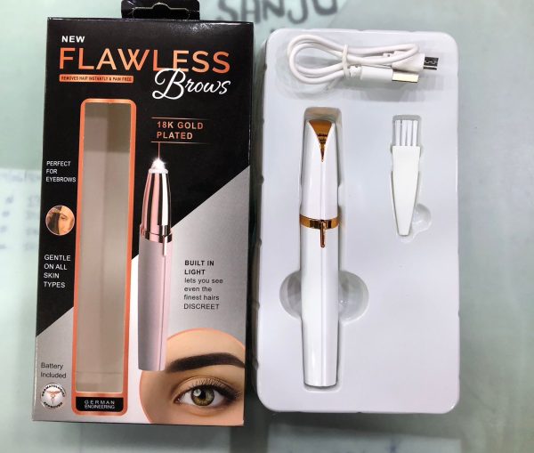 Flawless Brows Rechargeable Eyebrow Hair Remover Machine – Chargeable (random Color)